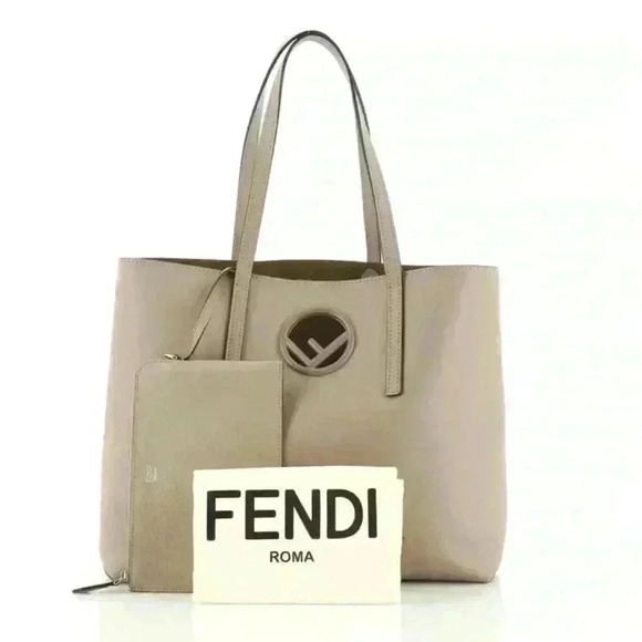 Authentic Fendi tote! Such a cute travel bag, but not bulky. Super trendy! W/COA - Picture 1 of 16